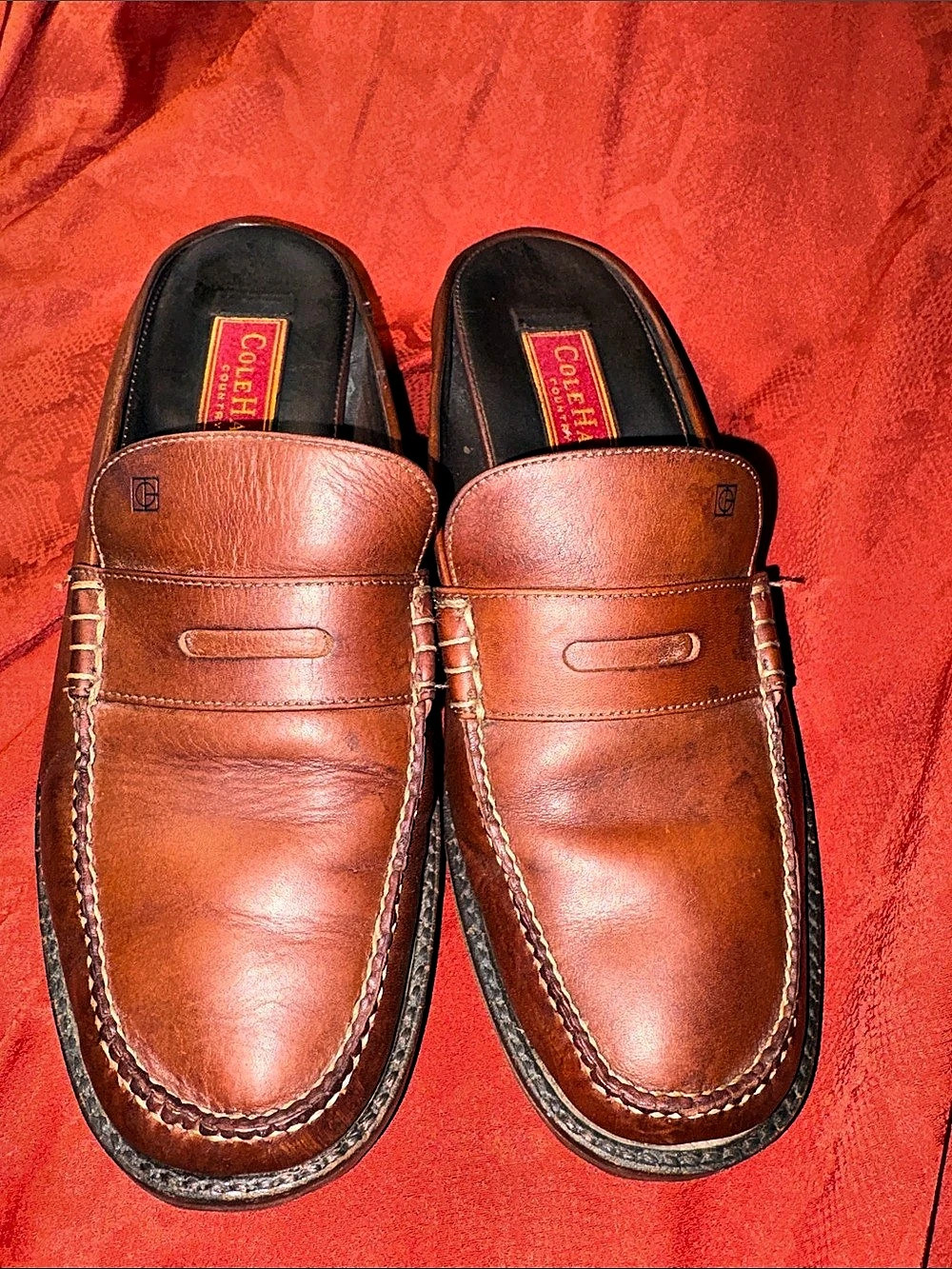 Vintage Cole Haan Leather Loafers Brown US 9 B
